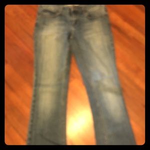 Washed demon jeans, soft cotton
